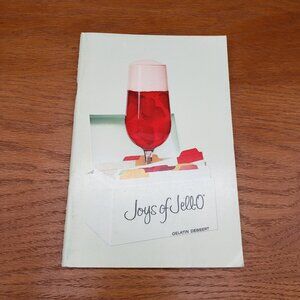 Joys of Jell-O Cookbook 3rd Edition 1st Printing Staple Bound Vintage Recipes